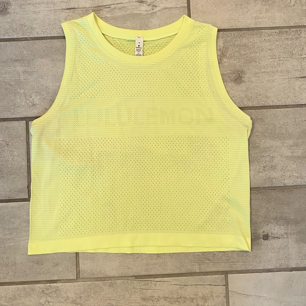 Lululemon Cropped Muscle Tank